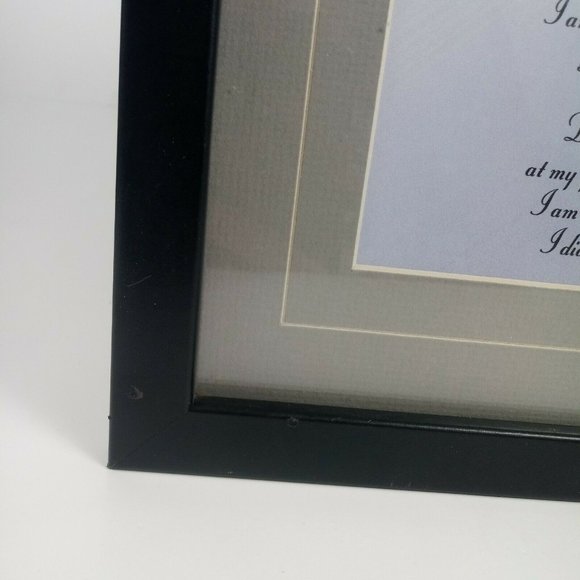 🔥4/$20 Bereavement Picture & Poem In Black Frame Wall Hang Memory Condolences - Picture 7 of 15